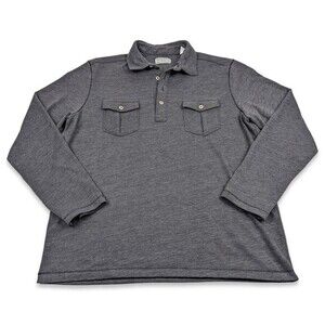 Tommy Bahama 1/4‎ button long sleeve top